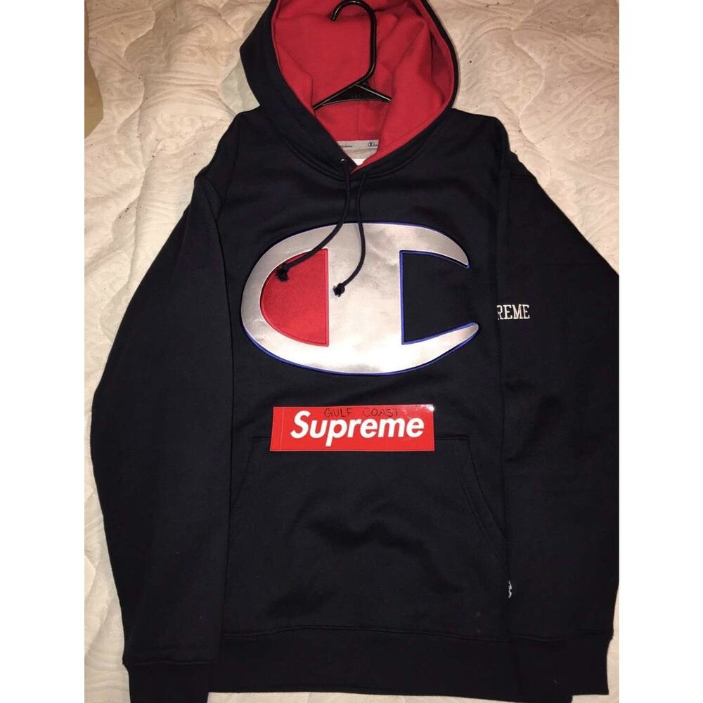 Supreme Satin Logo Hoodie